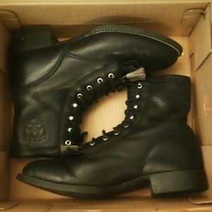 ARIAT Roper Kiltie Tassel Lace Up Paddock Boot